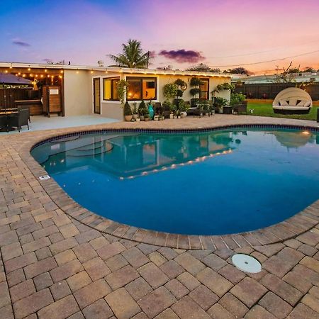 Private Heated Pool Oasis Pet-Friendly Retreat Short Or Long Stays Sleeps 2-8 Ppl Pompano Beach Eksteriør billede