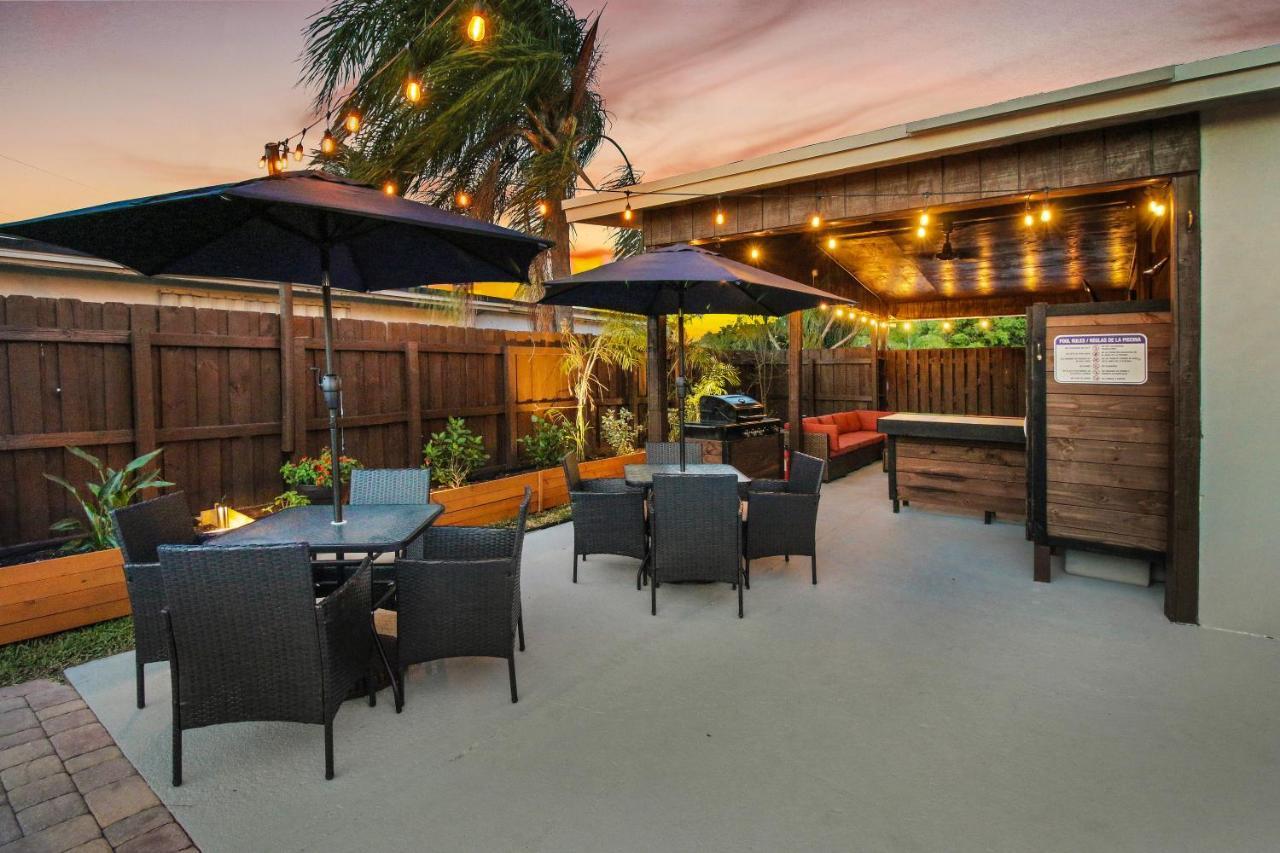 Private Heated Pool Oasis Pet-Friendly Retreat Short Or Long Stays Sleeps 2-8 Ppl Pompano Beach Eksteriør billede