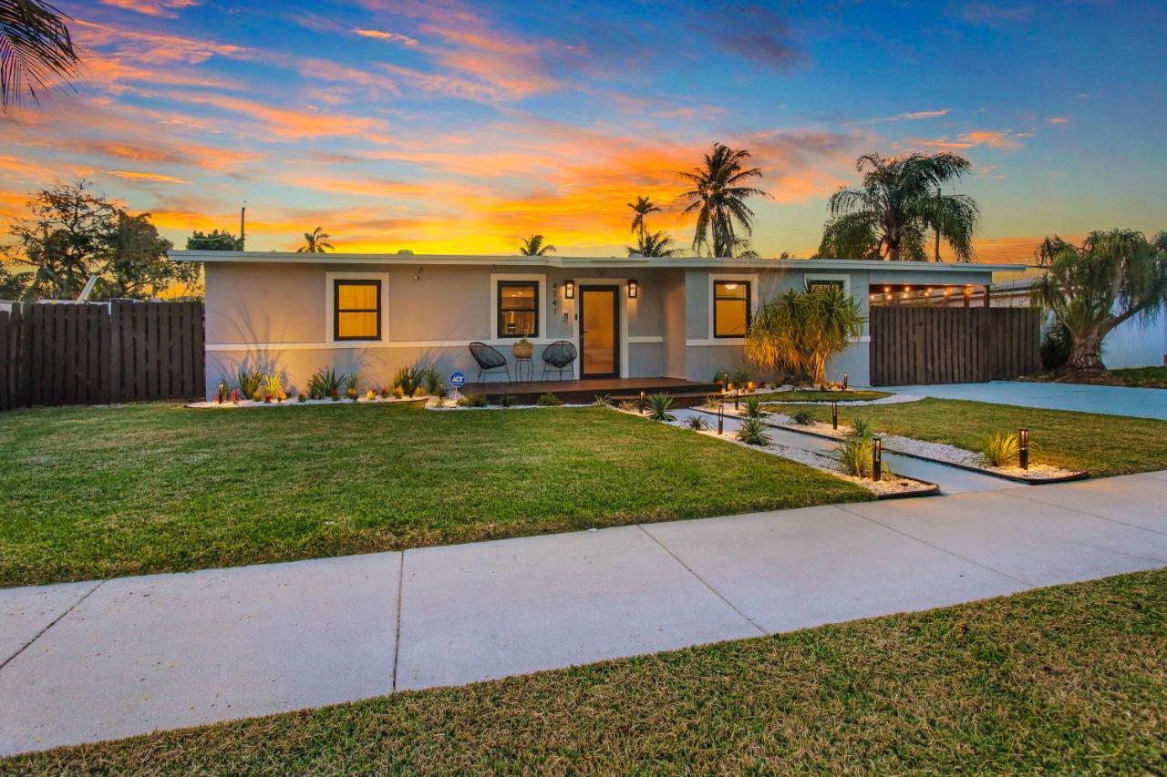 Private Heated Pool Oasis Pet-Friendly Retreat Short Or Long Stays Sleeps 2-8 Ppl Pompano Beach Eksteriør billede