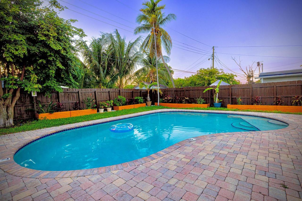 Private Heated Pool Oasis Pet-Friendly Retreat Short Or Long Stays Sleeps 2-8 Ppl Pompano Beach Eksteriør billede
