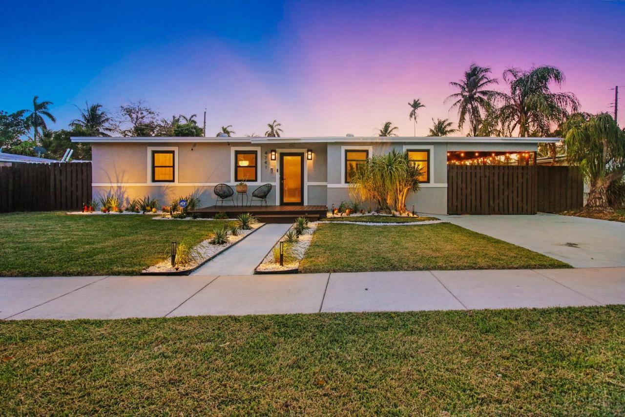 Private Heated Pool Oasis Pet-Friendly Retreat Short Or Long Stays Sleeps 2-8 Ppl Pompano Beach Eksteriør billede